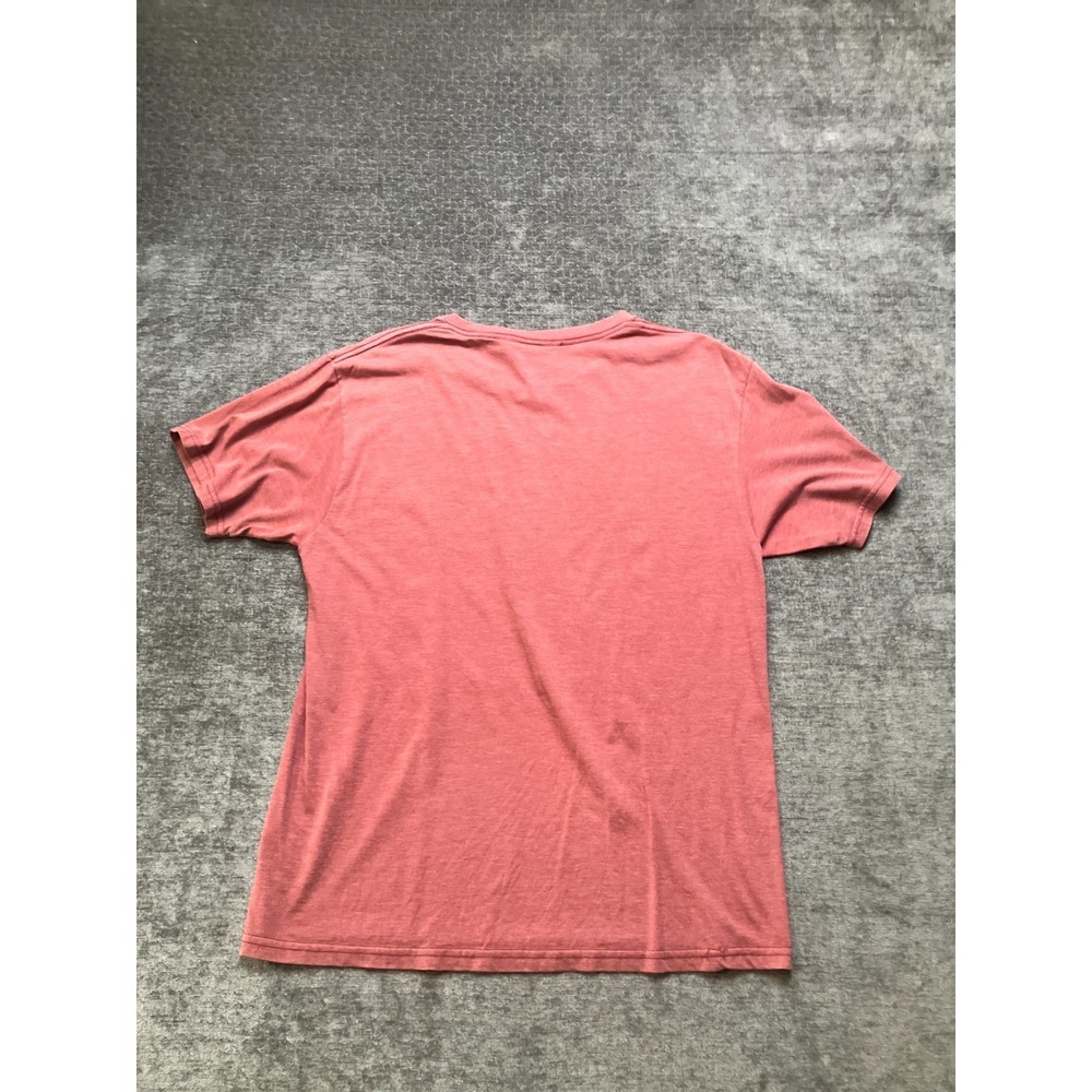 Volcom Skateboard T-Shirt Mens Medium Coral Pink Stone Graphic Print Crew Neck - Picture 2 of 11